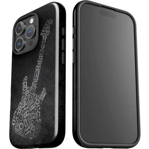 Guitar Pattern iPhone 16 Pro Impact Case